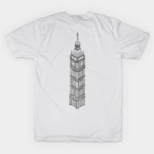 Big Ben - Hand Drawn Print T-Shirt